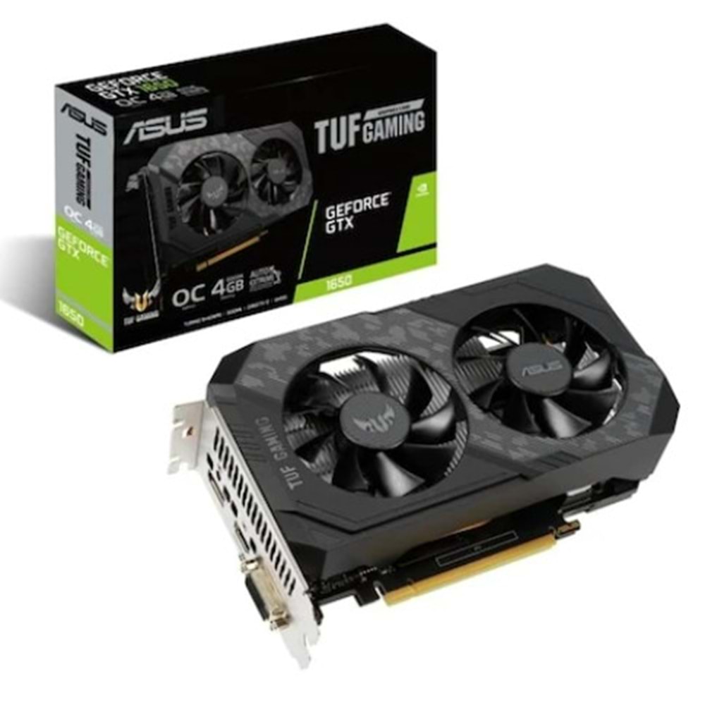 ASUS TUF Gaming TUF-GTX1650-O4GD6-P-GAMING NVIDIA GeForce GTX 1650 4 GB GDDR6