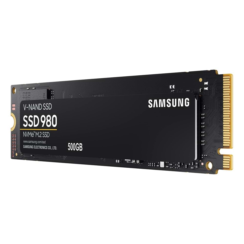 Samsung 980 NVMe M.2, 500 GB SSD, 3.500 MB/sn Okuma, 3.000 MB/sn Yazma , MZ-V8V500BW