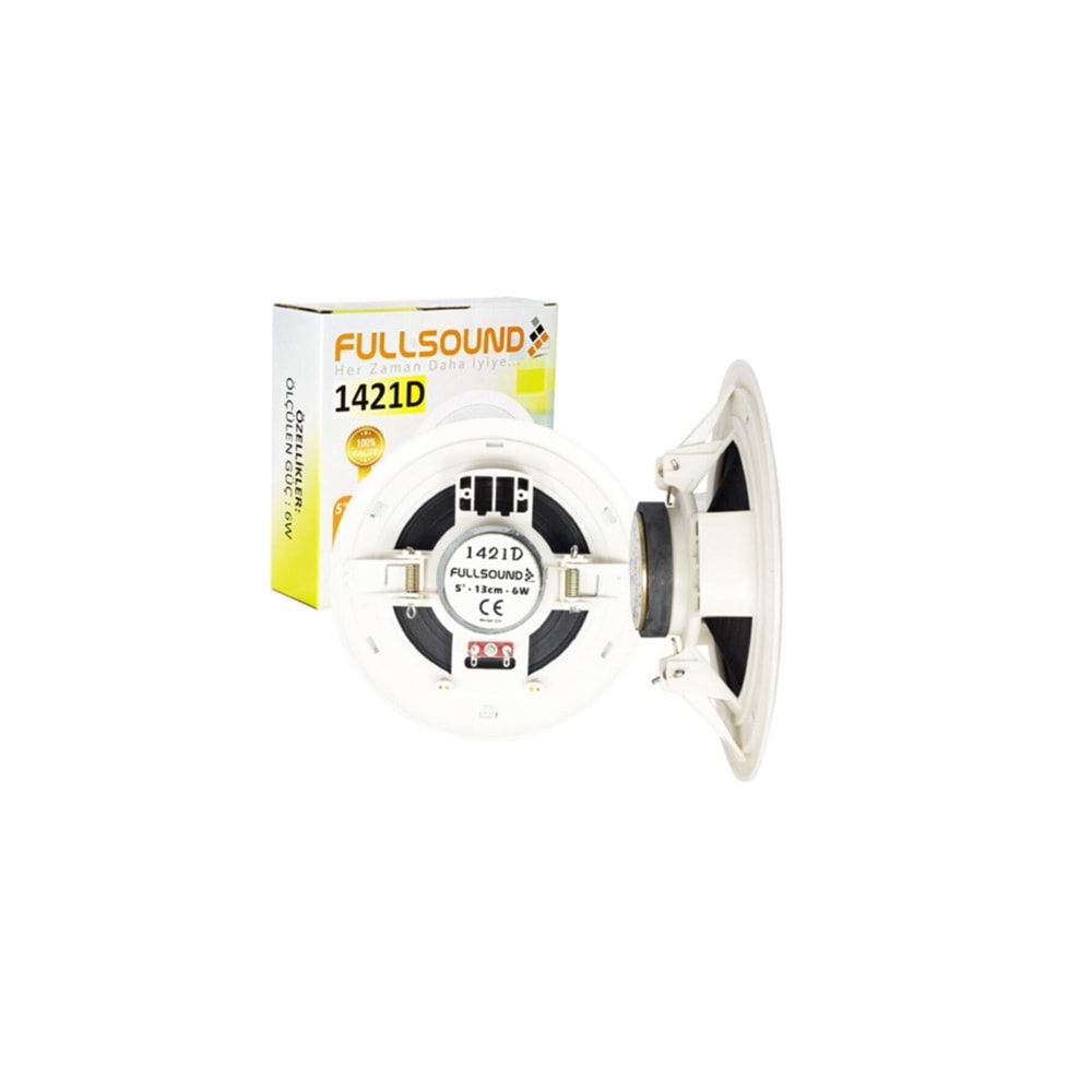 Fullsound 1421D 6W 5 13cm Trafosuz Tavan Alçıpan Hoparlörü