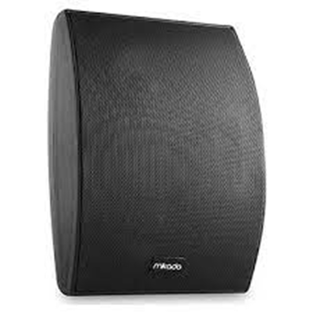 Mikado MDK126-5TA 5.25'' 80W Modern Kasa Duvar Tipi Hoparlör...93 db Güçlü Ses Çıkışlı Şık Tasarım Kasalı Kolay Monte Edilir Siyah Renk Hoparlör