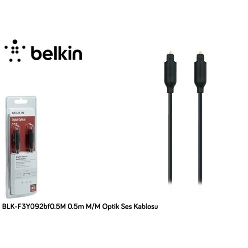 Belkin BLK-F3Y092bf5M 5m M/M Optik Ses Kablosu