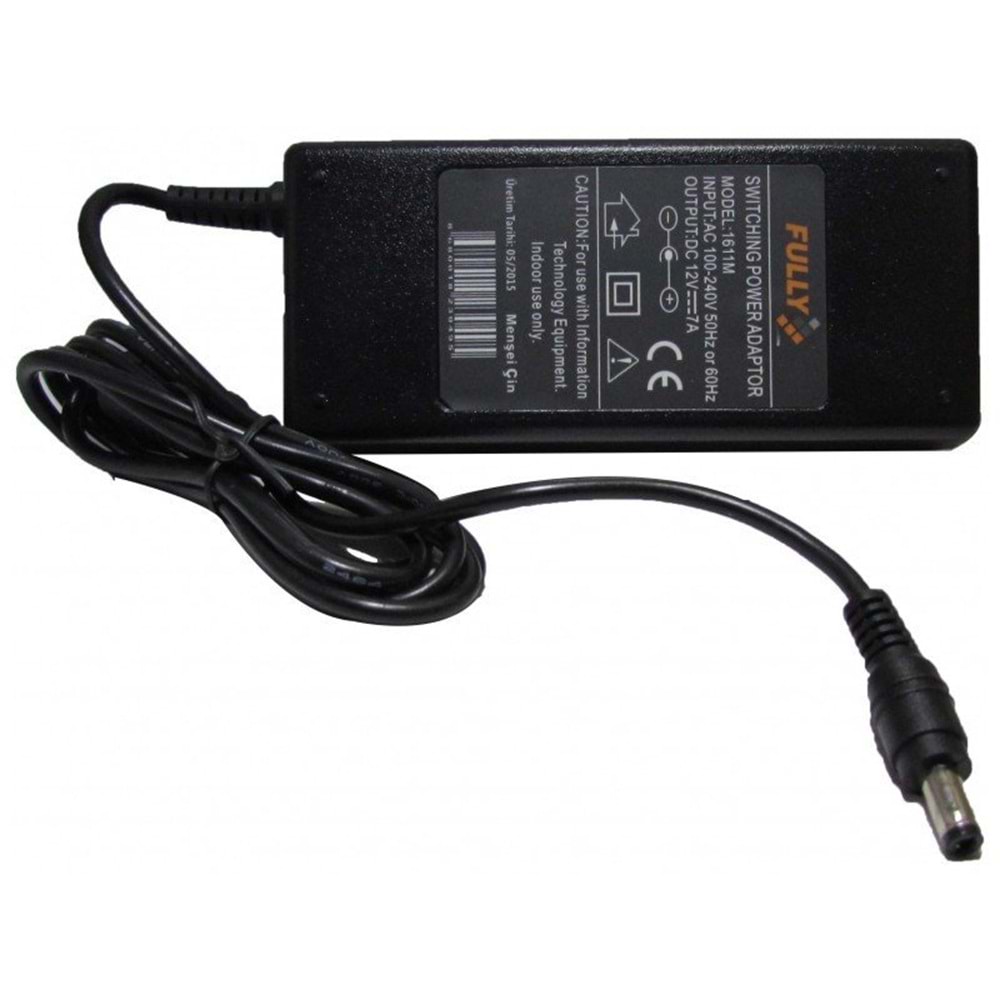 Fully 1611M 12V 7A Adaptör (5,5*2,5 Jak)