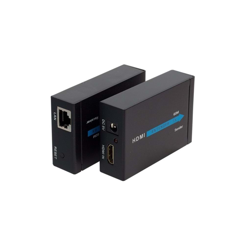 POWERMASTER PM-18232 HDMI TO CAT5/CAT6 60 METRE UZATICI EXTENDER