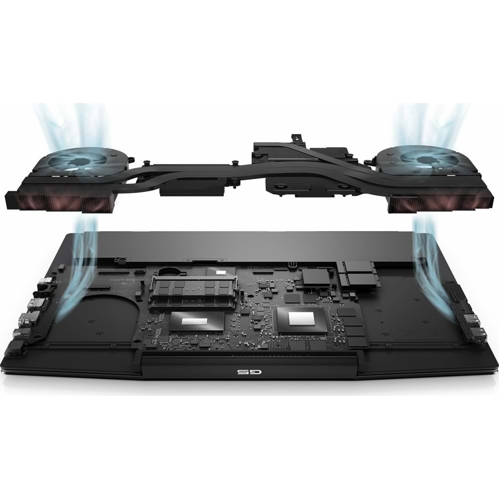 Dell G15 5510 G15 6B870D5F16C i7-10870H 16 GB 512 GB SSD RTX3050Ti 15.6