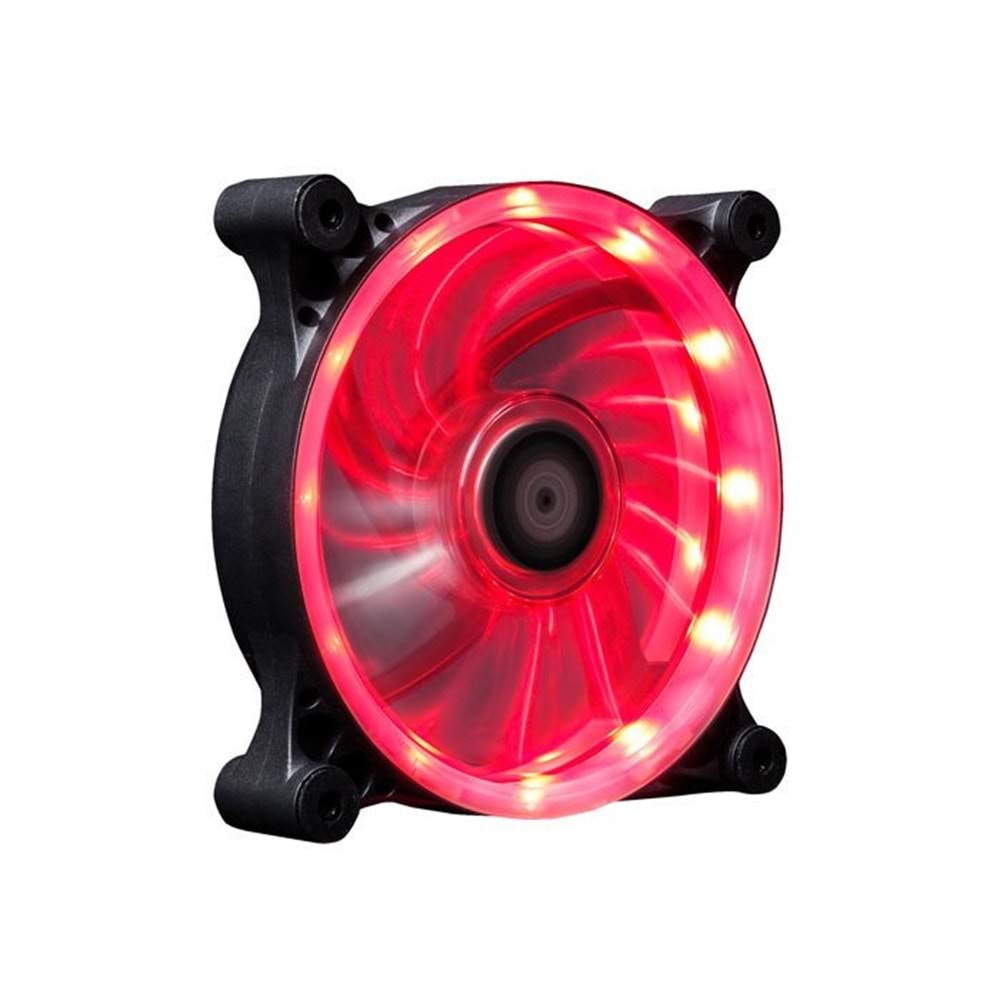 Xigmatek SEII-F1252 Solar Eclipse II 120*120*25mm Kırmızı Led Işıklı Kasa Fanı