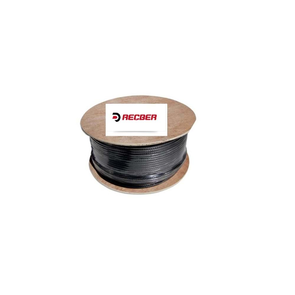 Reçber RG 6 U/6 Phy-Hf Class B Full Bakır Yangına Dayanıklı Anten Kablosu...100 Mt. Rg 6 U/6 Phy-Hf Cu/Cu Class B Halogen Free Anten Kablosu...Montaj İşçiliğini Kolaylaştıran Sağlam ve Esnek Yapılı Dijital Uyumlu 3D 4K Yayın Destekli Hffr Koaksiyel K