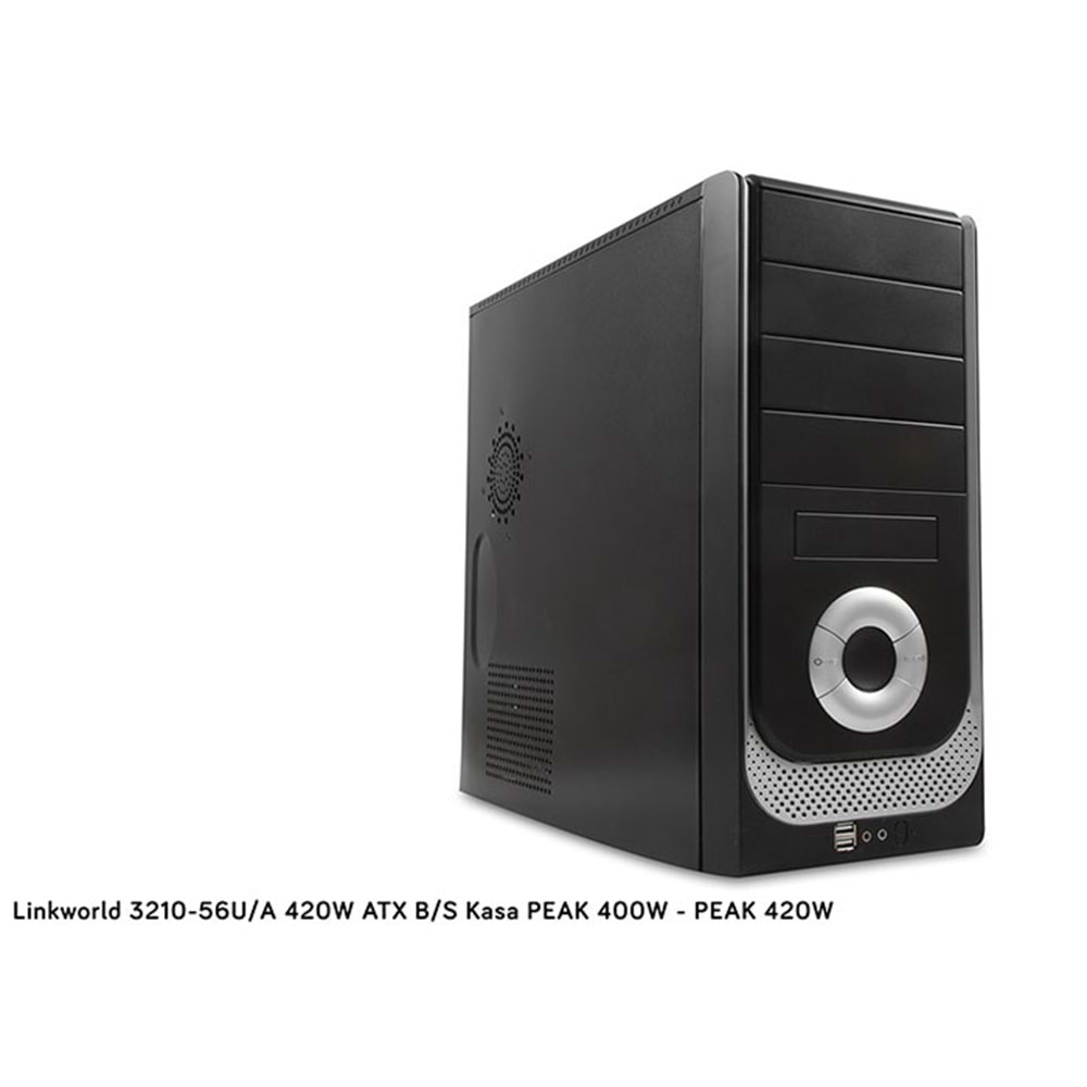 Linkworld 3210-56U/A (Real 250W) Peak-420W ATX B/S Kasa