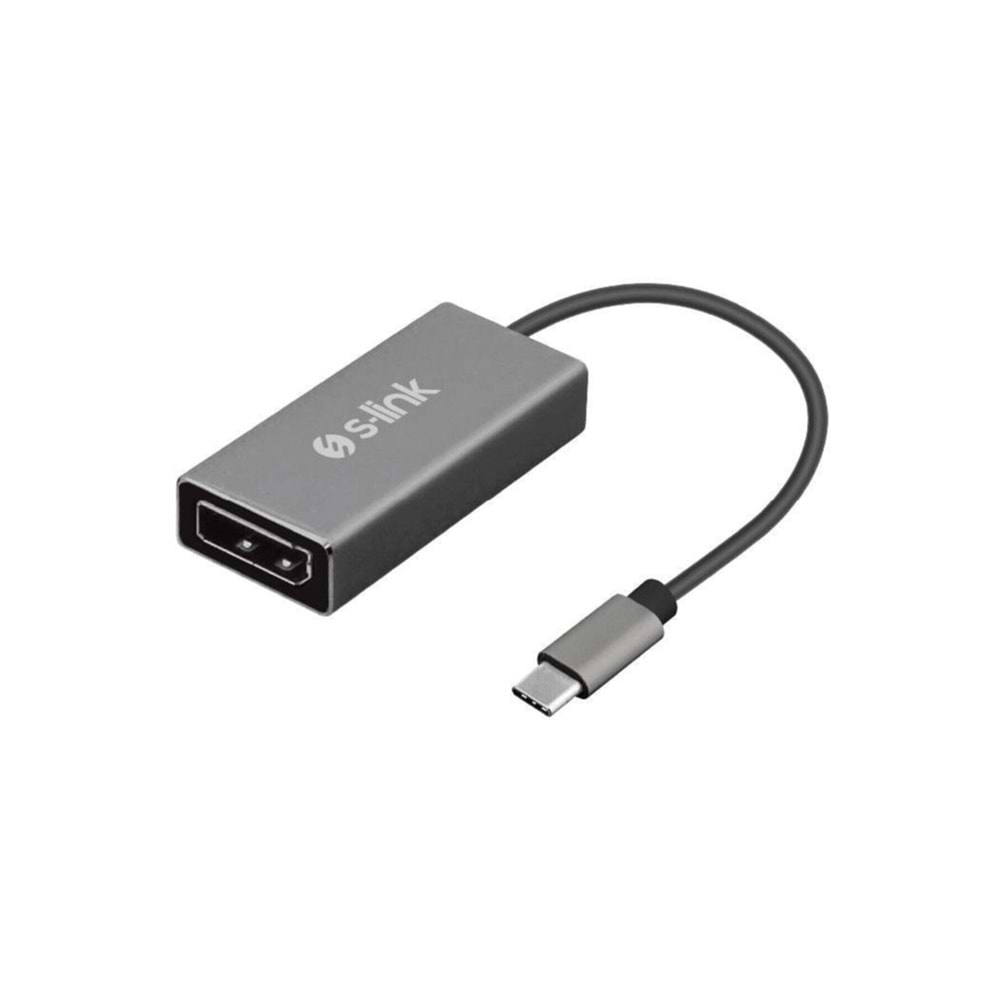 S-link Swapp SW-U514Gri MetalType-C to VGAAdaptör