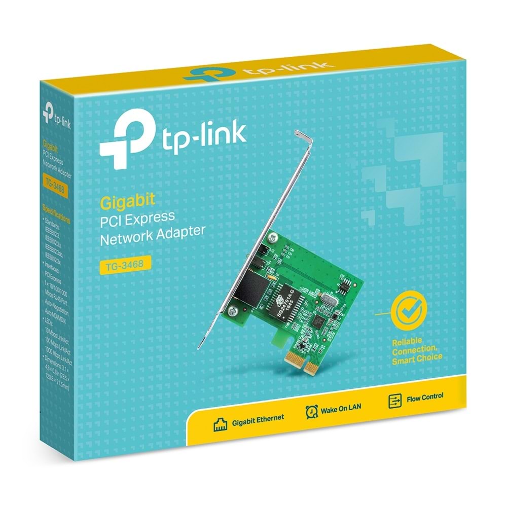 TP-LINK TG-3468 GIGABIT PCI-E Ethernet Kart