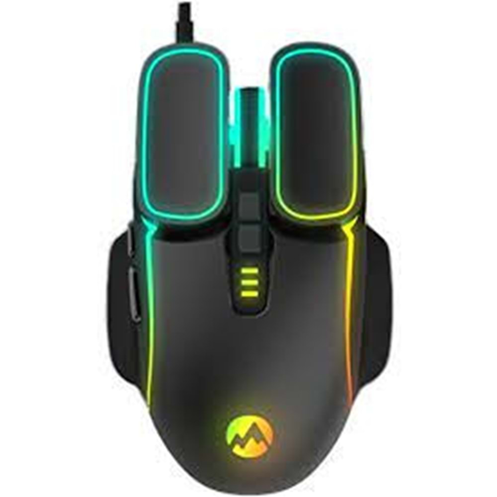 Everest SM-G55 X-FORA Usb Siyah 7D Optik 7200dpi LED Işıklı Gaming Oyuncu Mouse