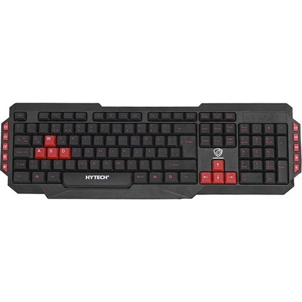 Hytech HKM-58 GAMY PLUS Klavye Kırmızı Tuşlu Q Gaming Oyuncu Klavyesi