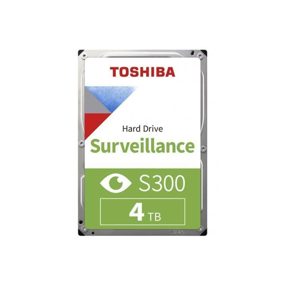 Toshiba 4 TB 5400RPM S300 SATA3 256MB HDWT840 7/24 Güvenlik Diski