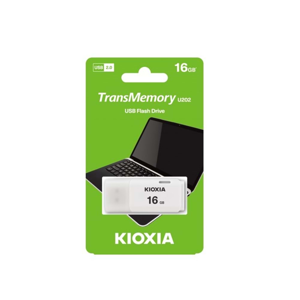Kioxia TransMemory U202 Lu202w016gg4 16Gb Usb 2.0 Bellek