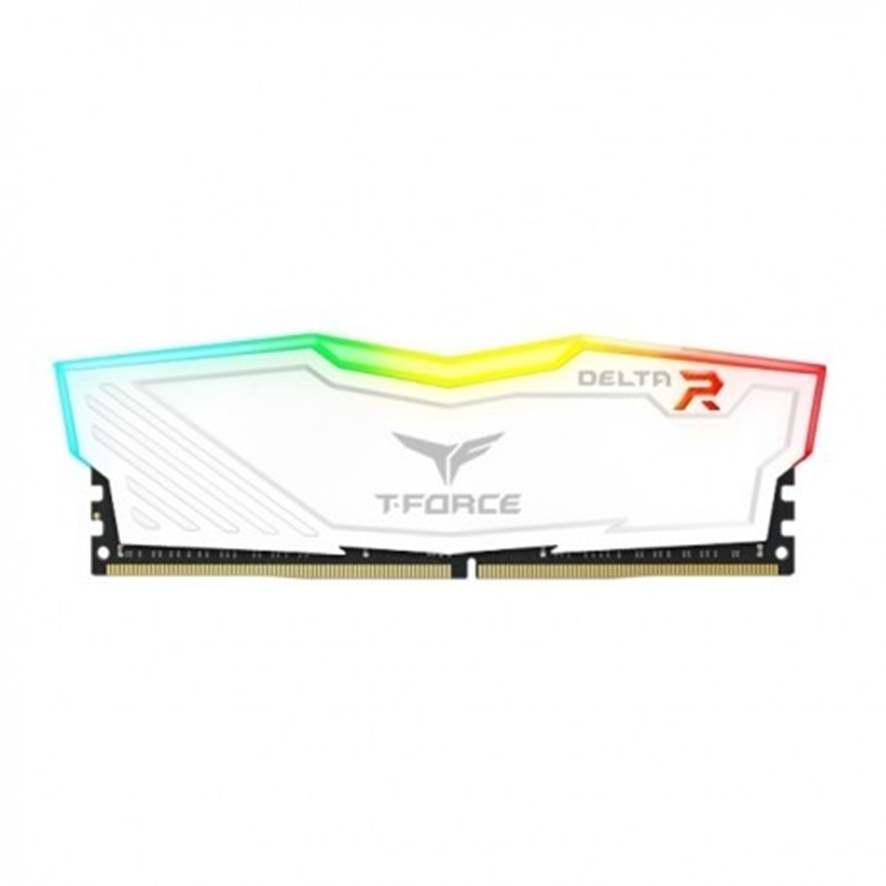 Team T-Force Delta RGB White 8GB (1x8GB) 3200MHz CL16 DDR4 Gaming Ram