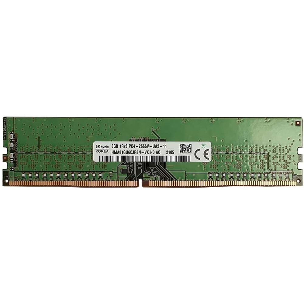 SK hynix 8gb 1Rx8 PC4-2666V-UA2-11 MASAUSTU RAM