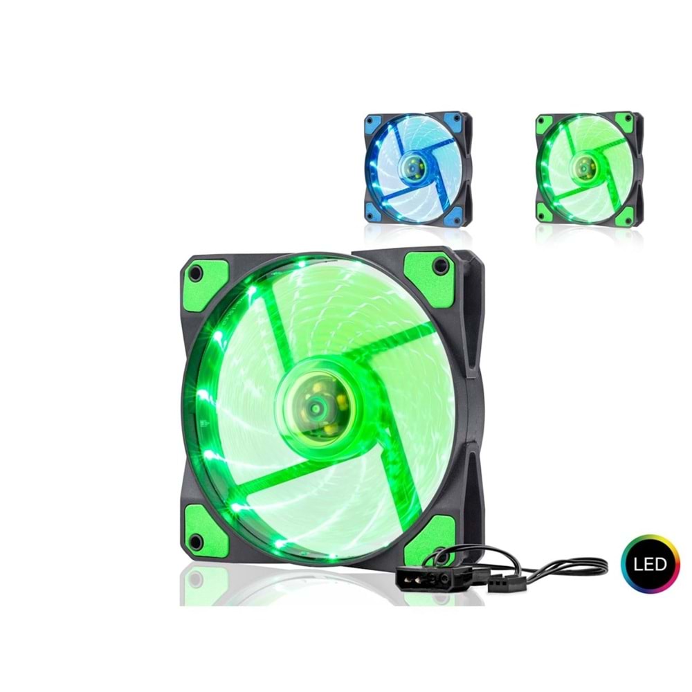 HADRON HN2540 KASA FANI LEDLİ PERFORMANS 12CM