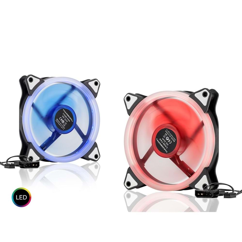 HADRON HN2541 KASA FANI LEDLİ PERFORMANS 12CM