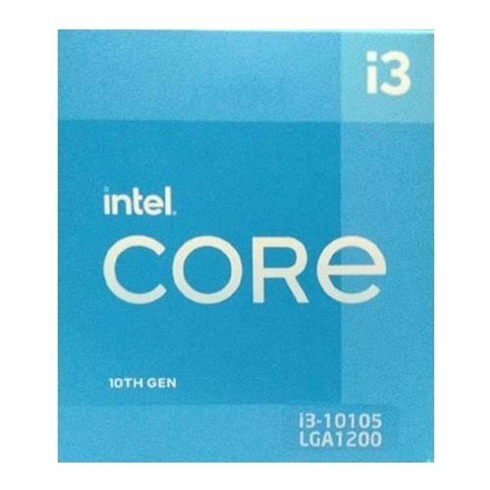 Intel Core i3-10105 3.7ghz 6mb 1200P 10.nesil Işlemci