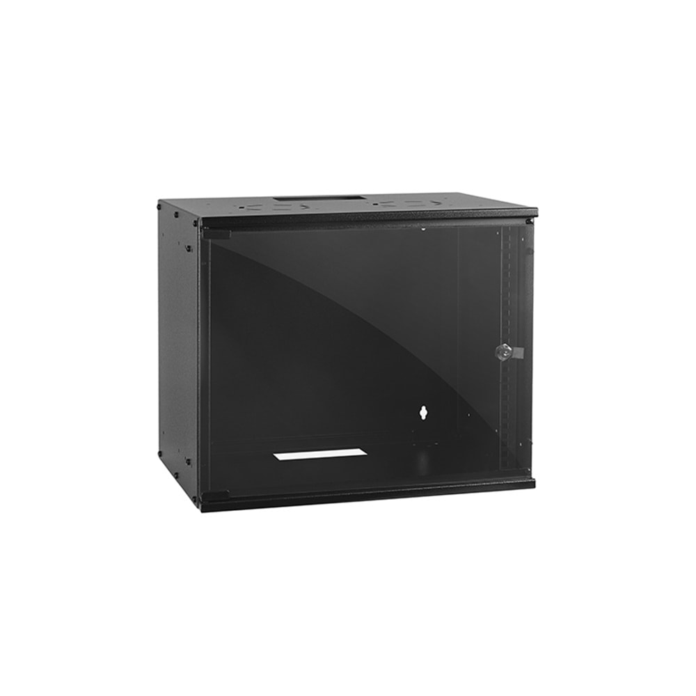 Demonte 19'' 9U 400 Soho Duvar Tipi Rack Kabinet Siyah