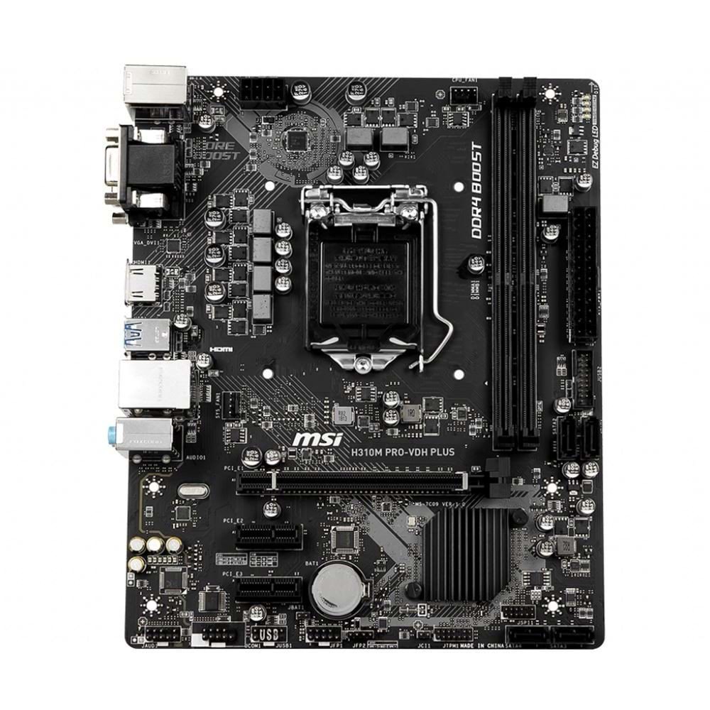 MSI H310M PRO-VDH PLUS DDR4 2666/2133Mhz mATX 1151p