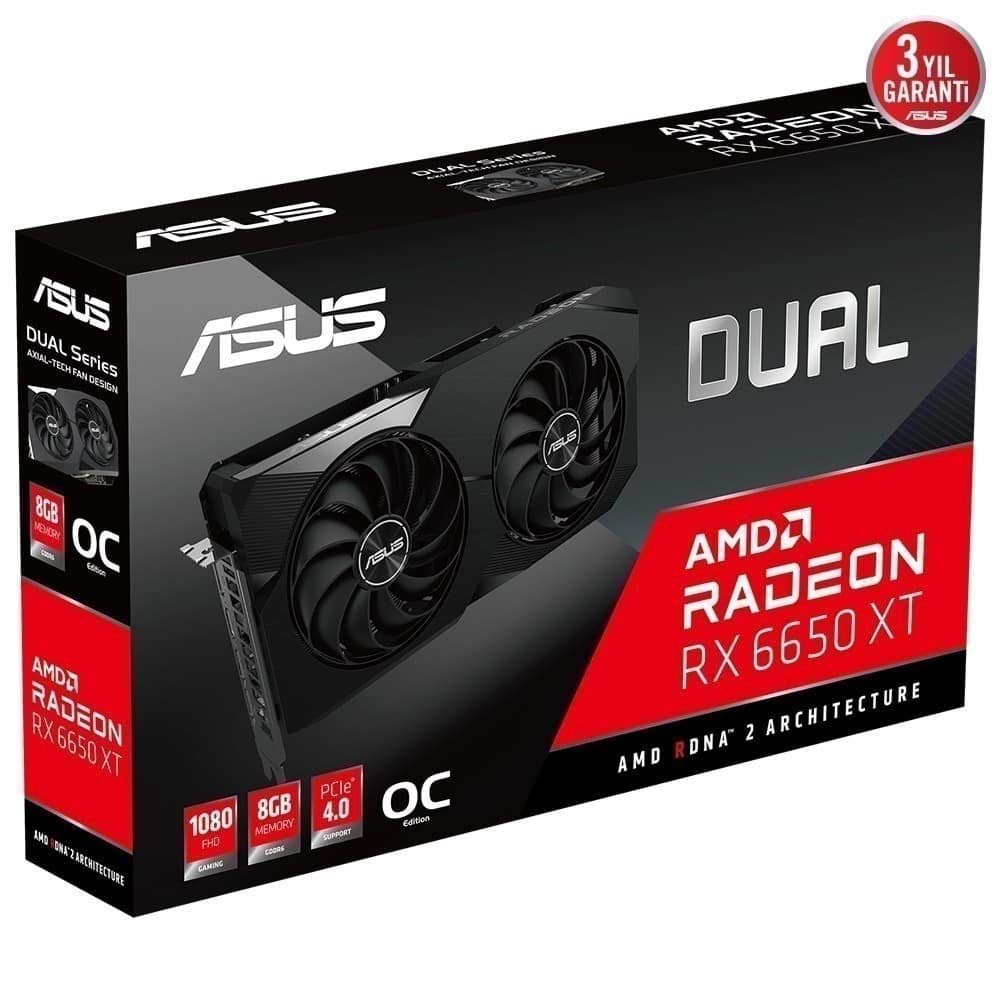 Asus DUAL-RX6650XT-O8G 8GB 128Bit GDDR6