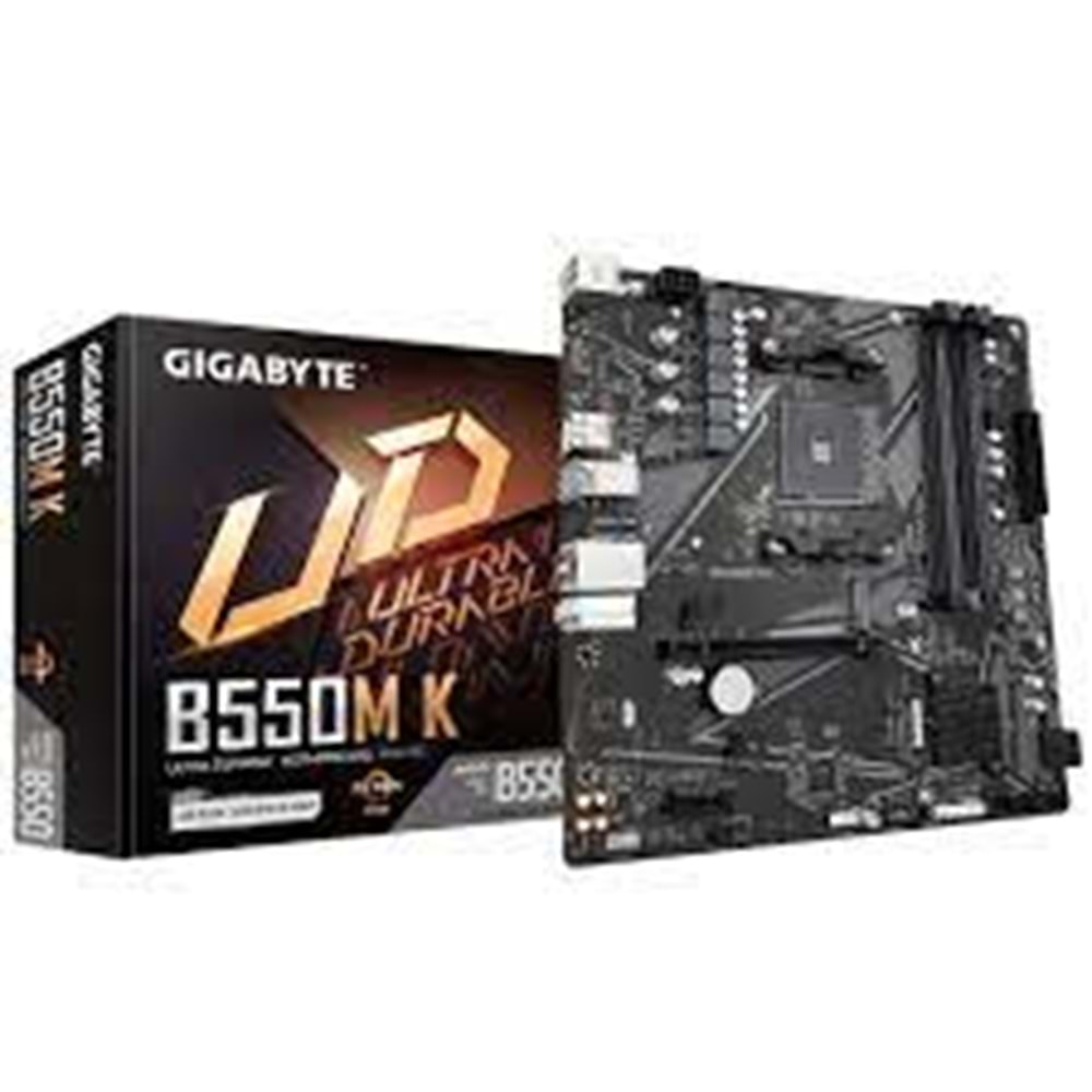 GIGABYTE B550M K DDR4 4733MHz(OC) HDMI M.2 DP mATX AM4