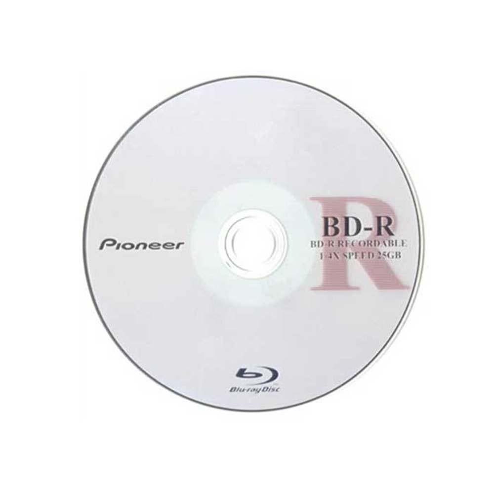 Pioneer 25gb Boş CD BDR-MEDIA-XBDL BD-R Recordable Disc
