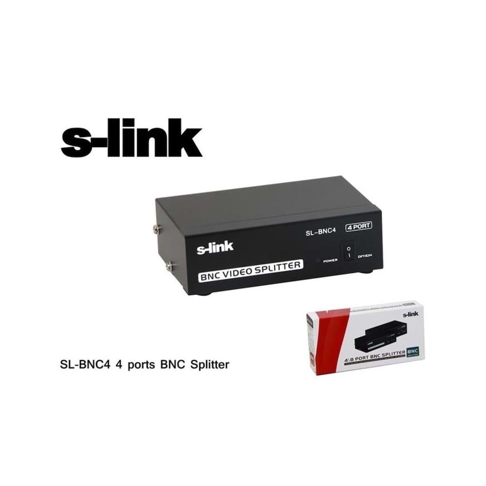 S-link SL-BNC4 4 ports BNC Splitter