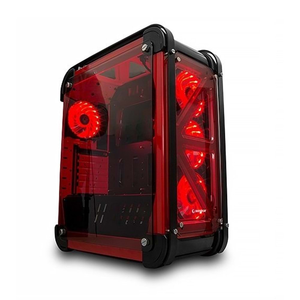 Rampage Castle RGB Oyuncu Kasası - Siyah Çelik Kasa Tempered Cam