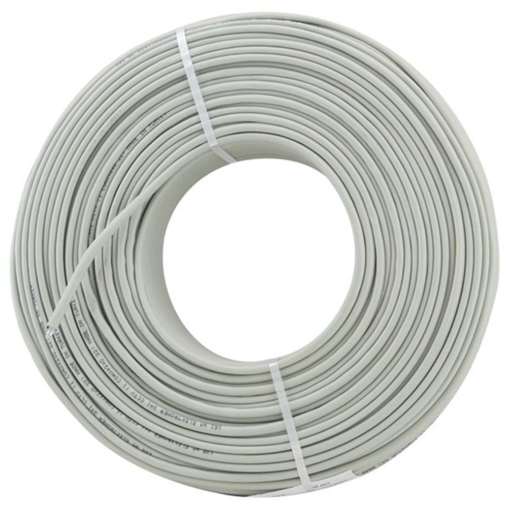 2+1 CCTV KABLO POWERMASTER 2X0,22 CU LABLO 100M