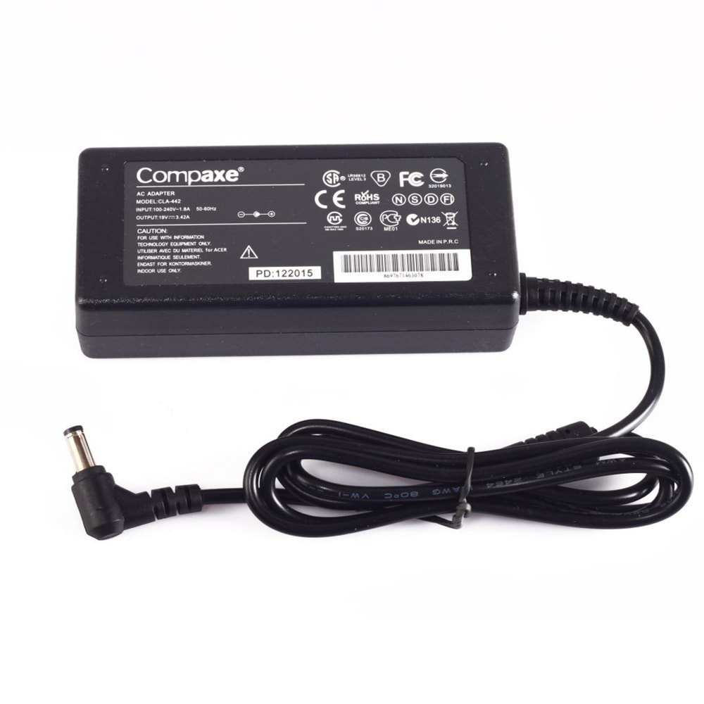 Compaxe CLA442 ACER 19V/3,42A 5,5*2,5 NTB