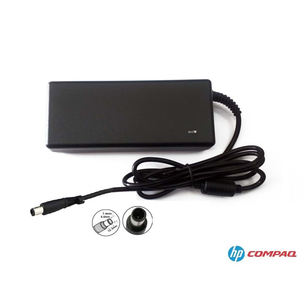 Compaxe CLH-355 Hp Compaq Notebook Şarj Adaptörü - 19V 4.74A 90W 7.4*5.0 İğneli Yuvarlak Uçlu Kolay Taşınır TasarımlıYüksek Verimli Hp Compaq Adaptör (NBA45)