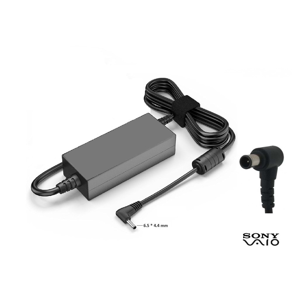 Compaxe CLS-102 Sony Vaio Notebook Şarj Adaptörü...19.5V 4.74A 90W 6.5*4.4 İğneli Yuvarlak L Uçlu Kolay Taşınır Tasarımlı Güvenli Hızlı Şarj Sağlayan Yüksek Verimli Sony Vaio Adaptör