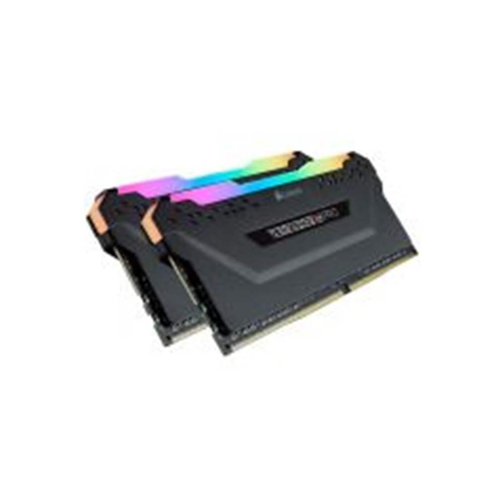 CORSAIR CMW16GX4M2D3600C18 16GB (2X8GB) DDR4 3600MHz CL18 VENGEANCE RGB PRO SOĞUTUCULU DIMM BELLEK BLACK