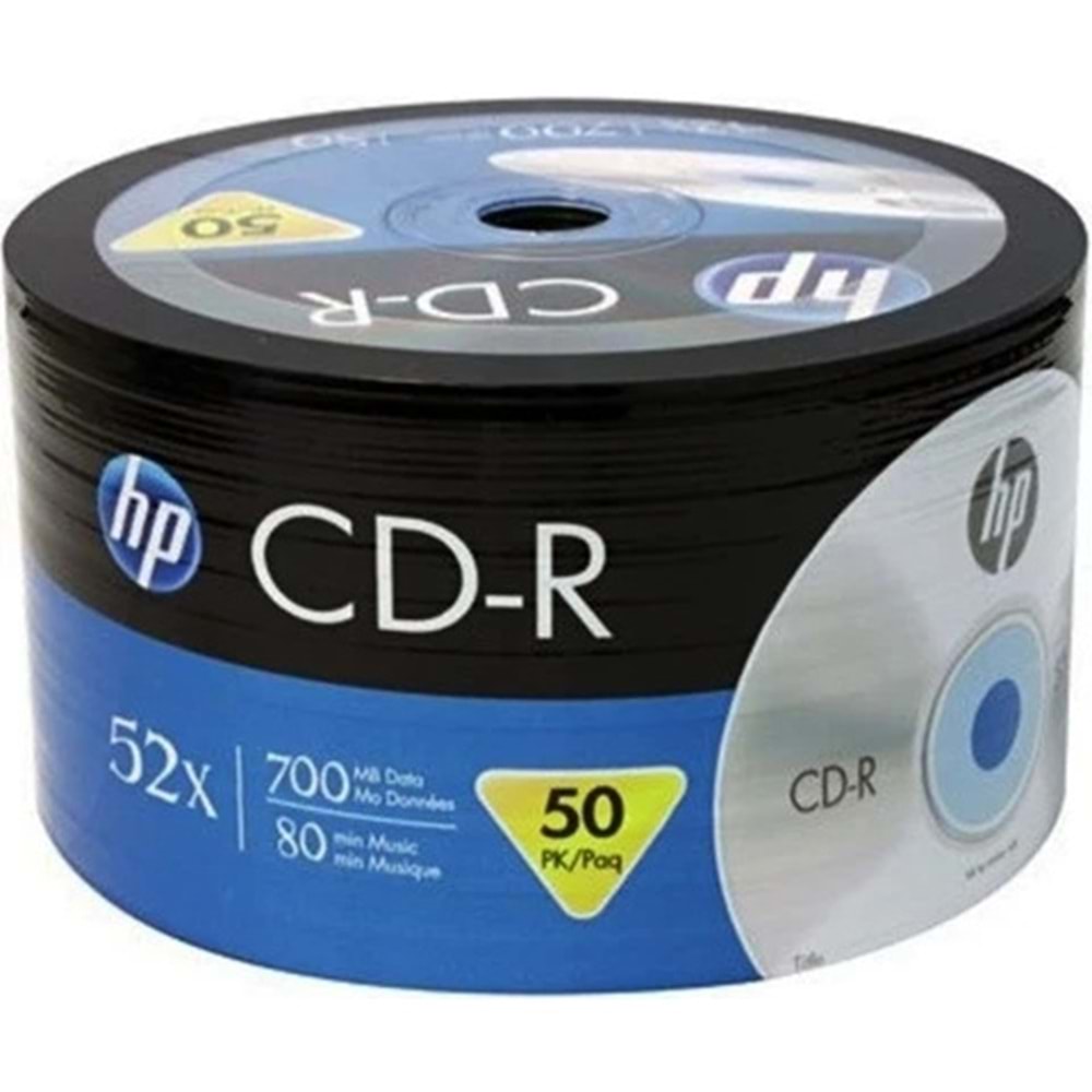 HP Boş Cd - HP CRE00070-3 CD-R 52X 700Mb 50li Spindle