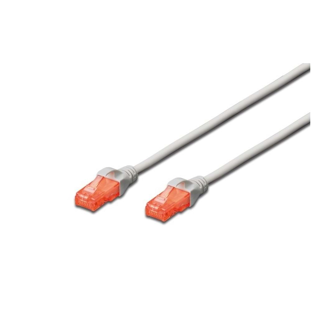 Digitus Cat6 Bakır Patch Kablo - 3Mt U/UTP LSZH Beyaz Renk DK-1613-030