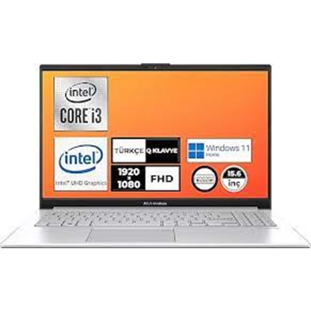 Asus Vivobook Go 15 E1504GA-NJ257W i3-N305 8 GB 256 GB SSD UHD Graphics 15.6