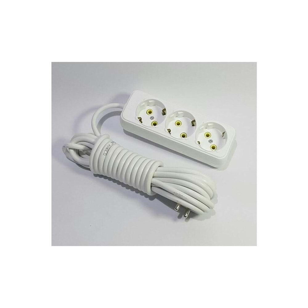 Enerji Elektrik 3lü Grup Priz 3 Metre