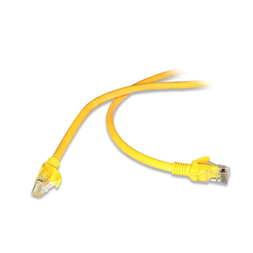 Flaxes Fnk-6005s 50 cm Cat6 Altın Uçlu Network Kablosu (Patch)
