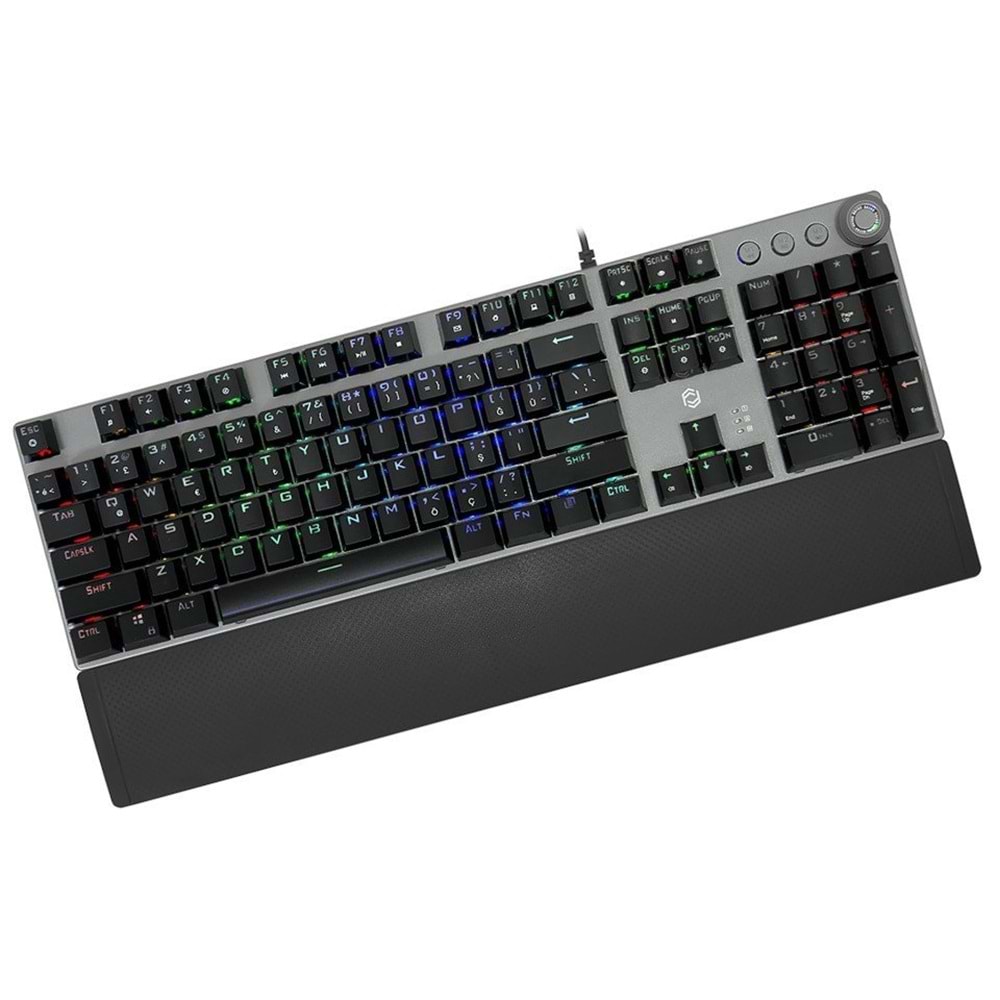 Frisby FK-G8530QM Pandora Mekanik Blue Switch Makrolu RGB Alüminyum Klavye
