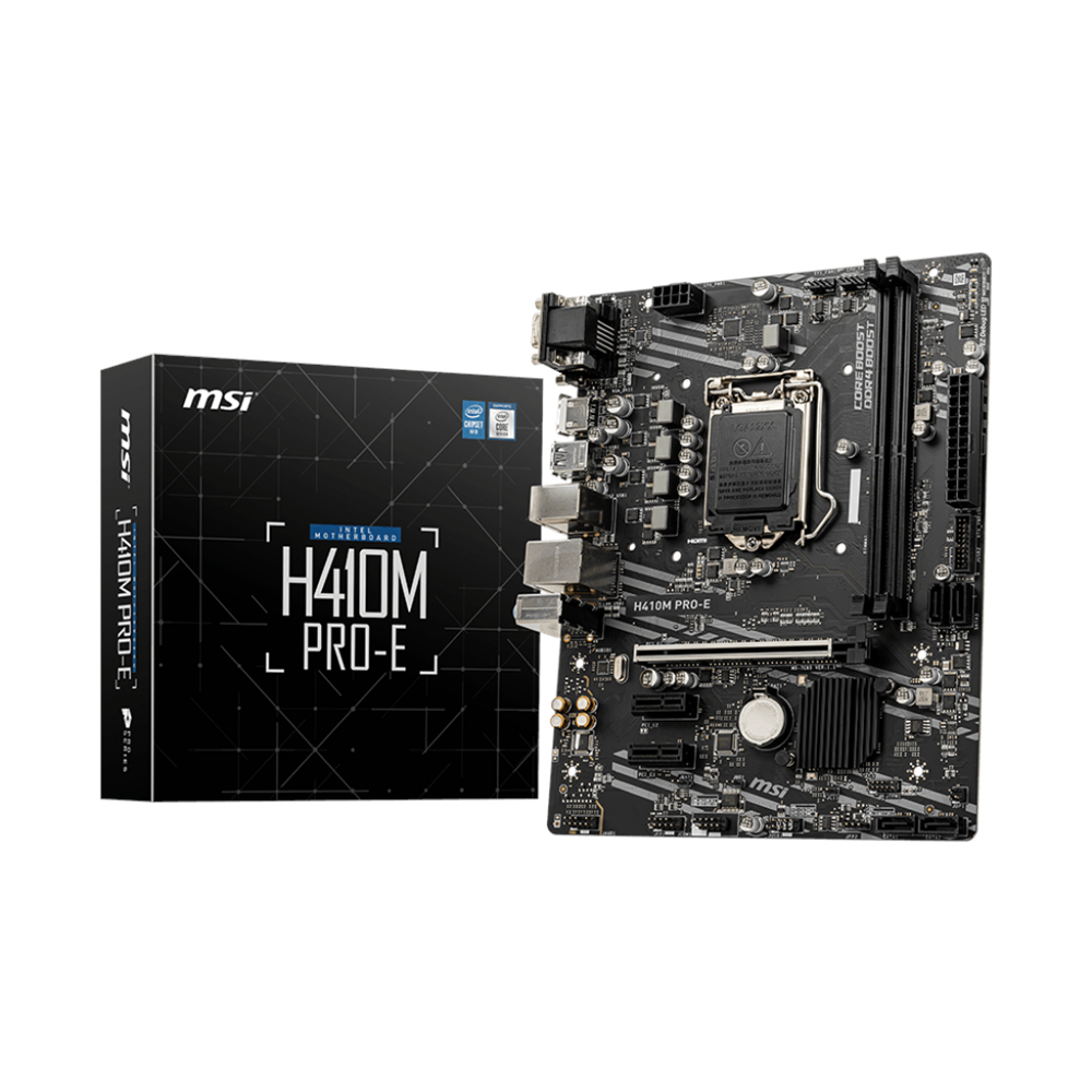 MSI H410M PRO-E DDR4 2933Mhz DVI HDMI MATX 1200p