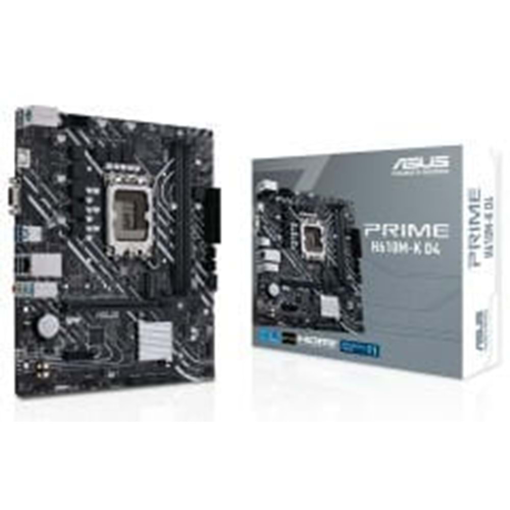 ASUS PRIME H610M-K D4 DDR4 3200 HDMI DP M.2 mATX 1700p