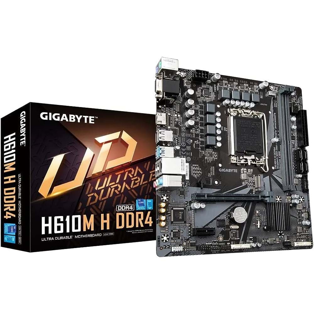 GIGABYTE H610M S2H 3200Mhz HDMI DP DVI 1700pmATX