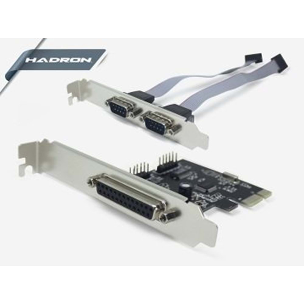 PCI Express Card - Hadron HD2214 Çift Seri Port + Parelel Lpt Com Port