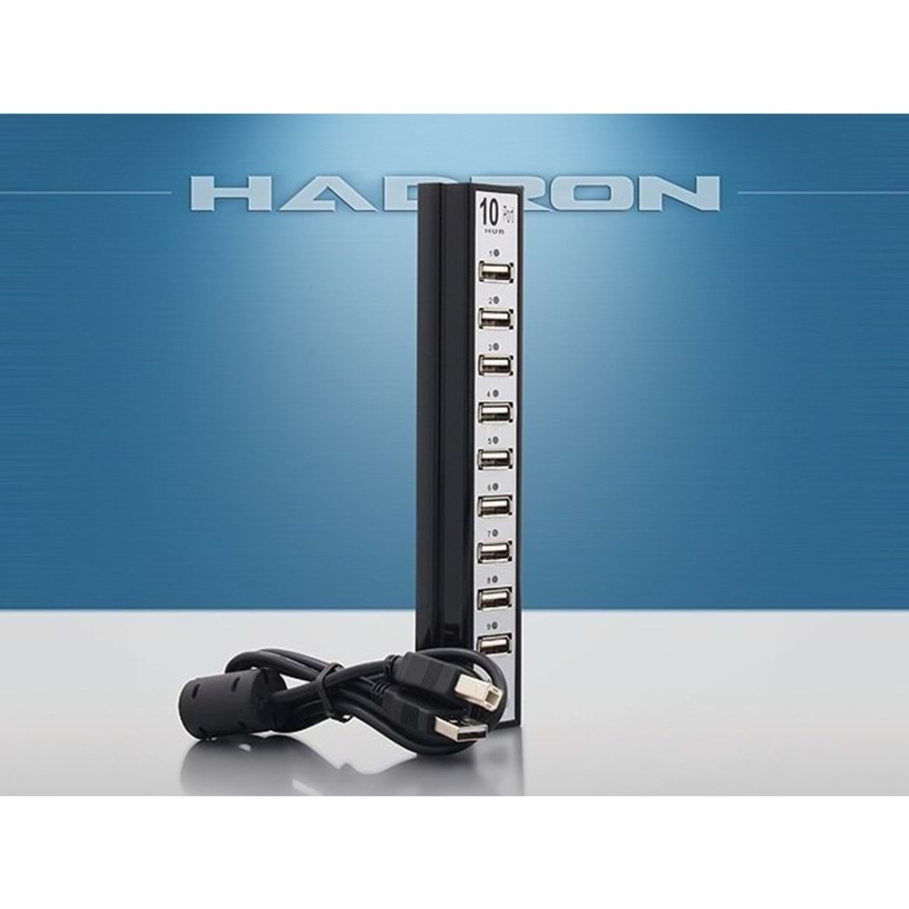 Hadron HD113/50 USB 2.0 HUB 10 PORT Adaptörlü