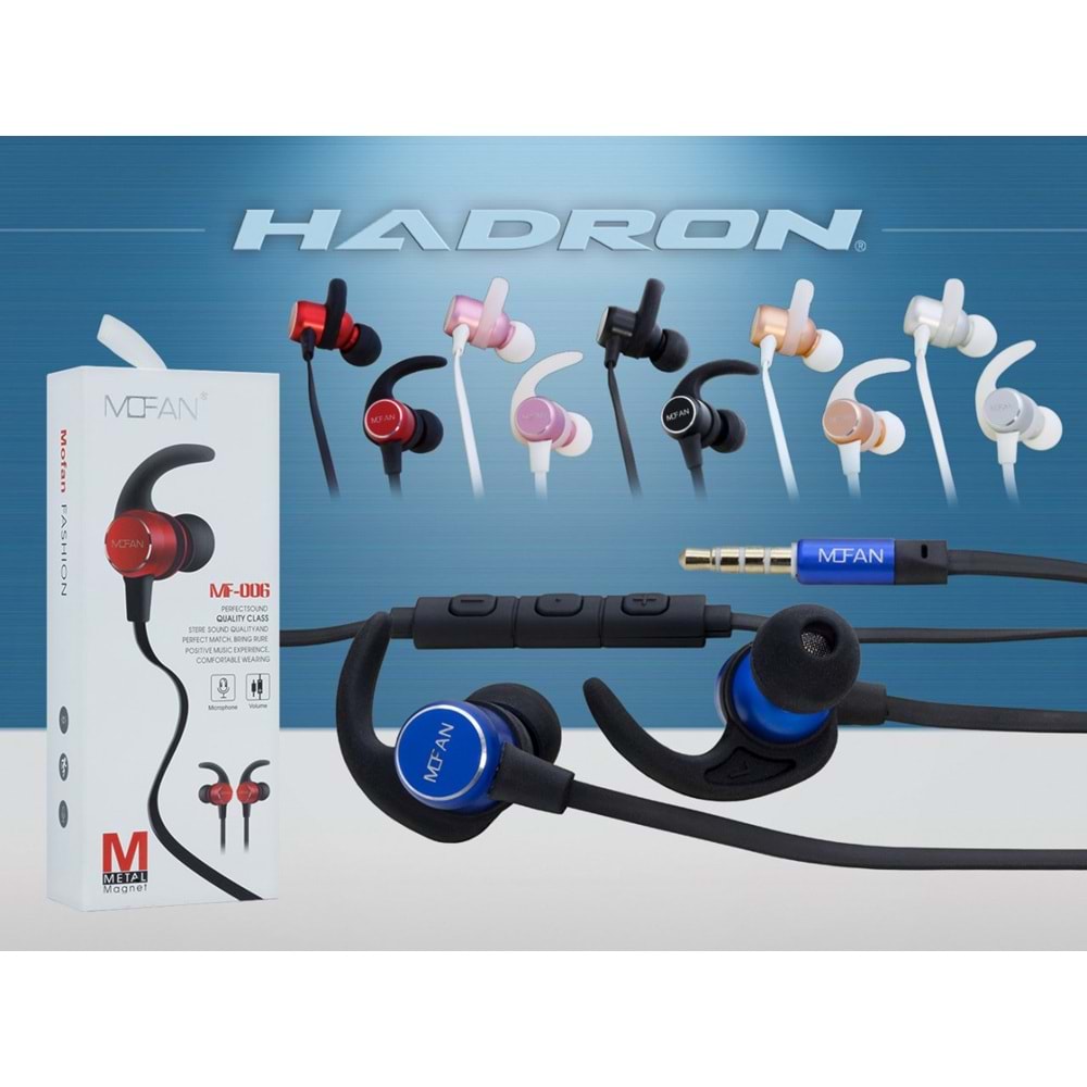 MP3 MOFAN MİKROFONLU MIKNATISLI KULAKLIK HD1242