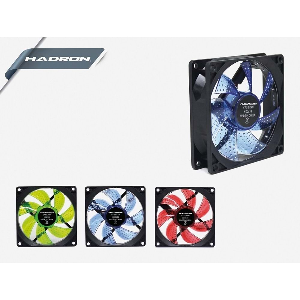 HADRON 9 Cm Performans Kasa Fanı - HD2539 Işıklı Kasa Fanı