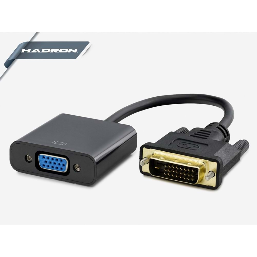 HADRON HD4632 DVI TO VGA ADAPTÖR M/F 24+1 1080P HR4632/250