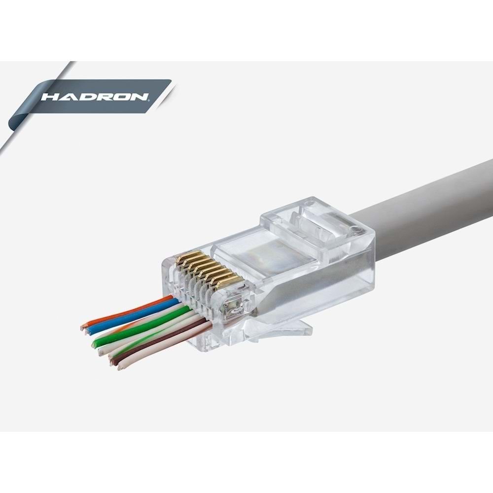 HADRON HD4653 100 LÜ PK CAT6 JAK EZRJ45