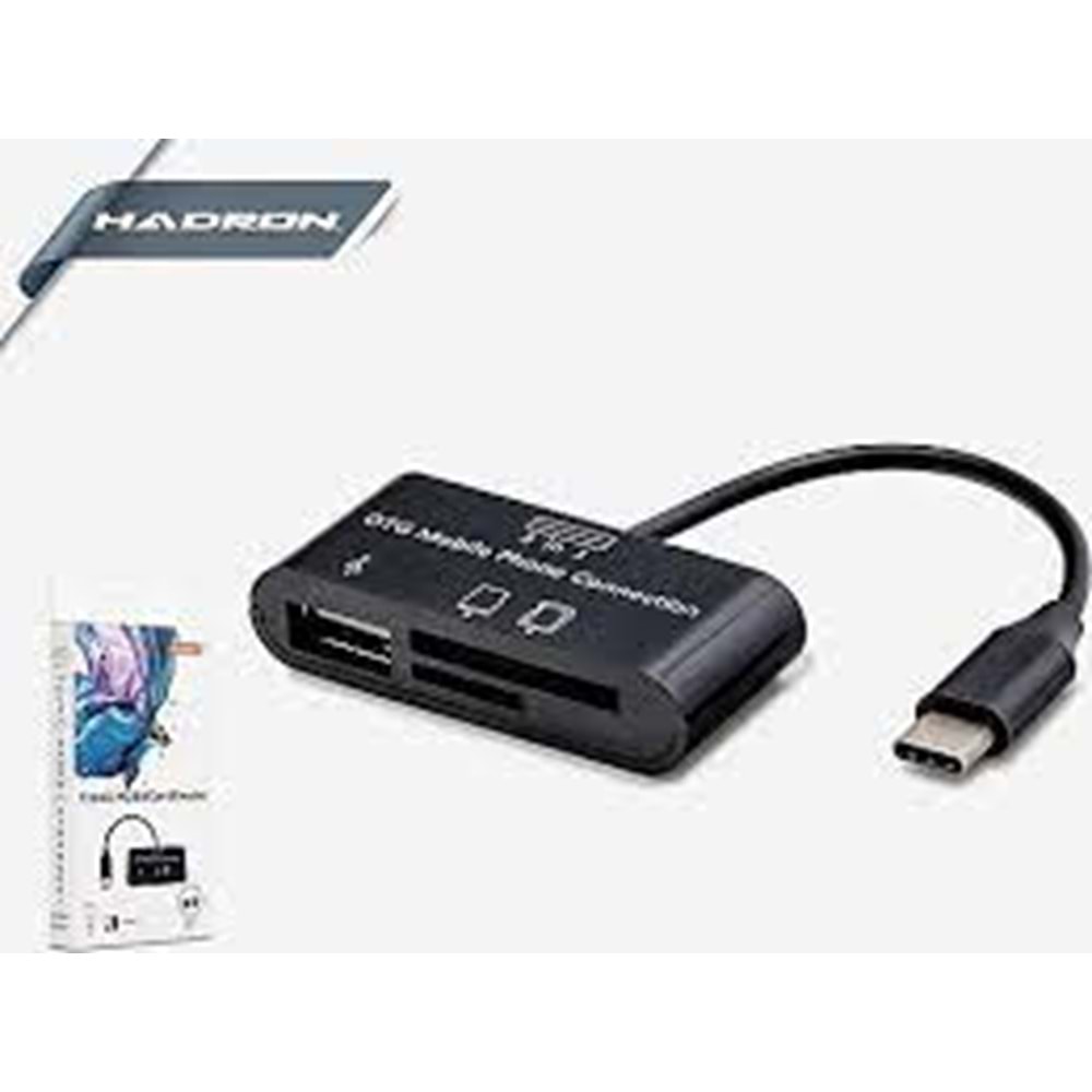 HADRON HD4695 TYPE-C HUB & CARD READER